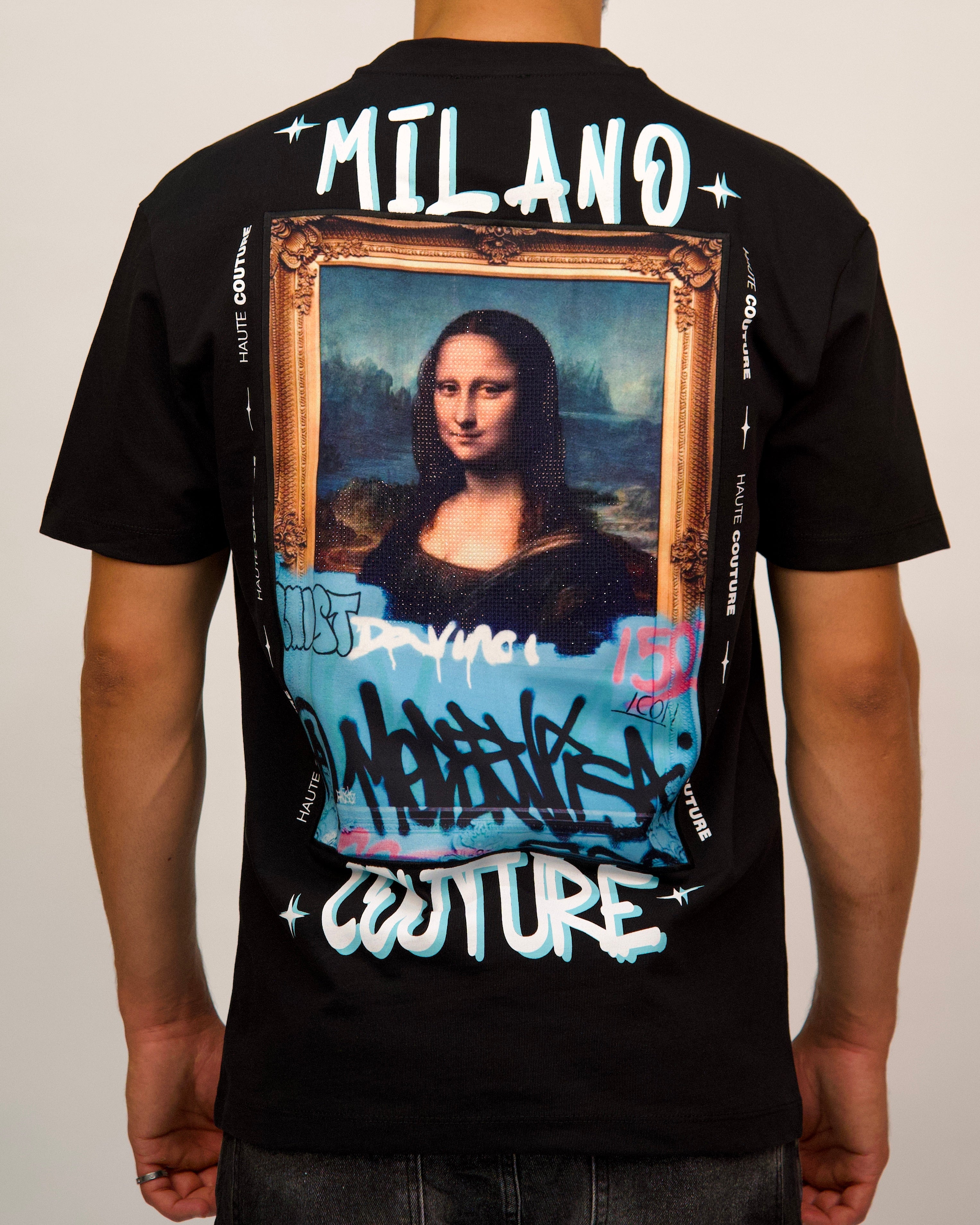Premium Mona Lisa Diamante T-Shirt