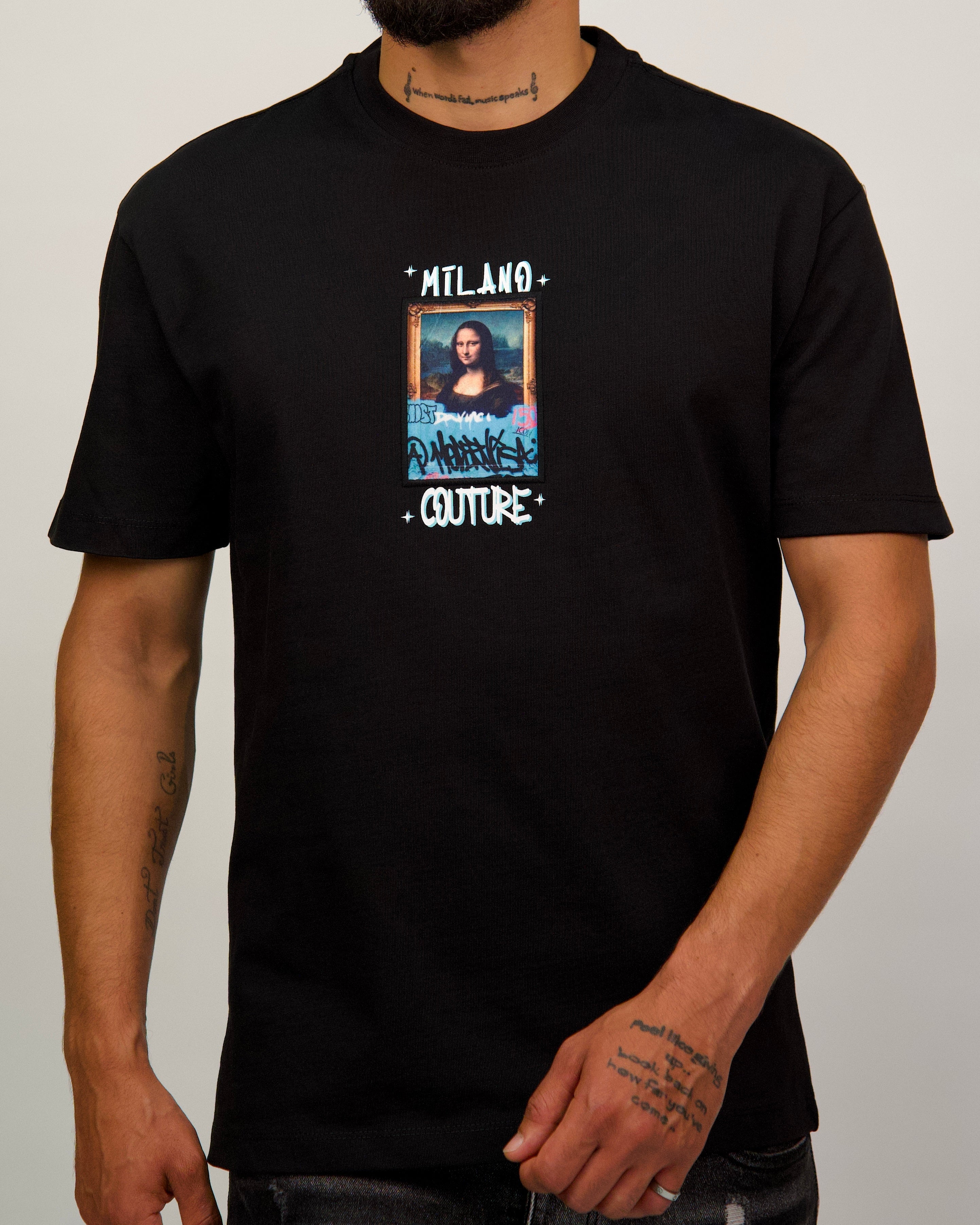 Premium Mona Lisa Diamante T-Shirt