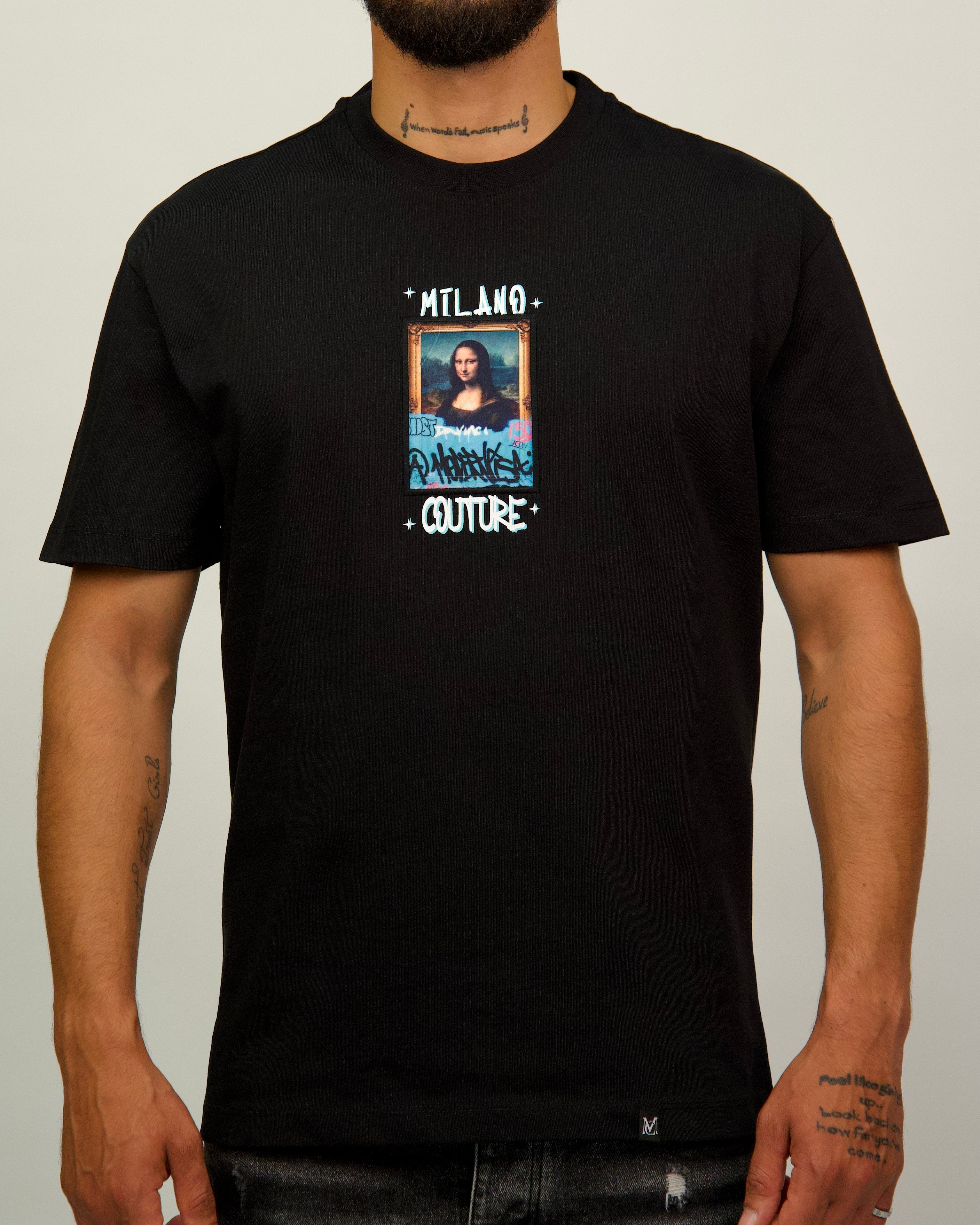 Premium Mona Lisa Diamante T-Shirt