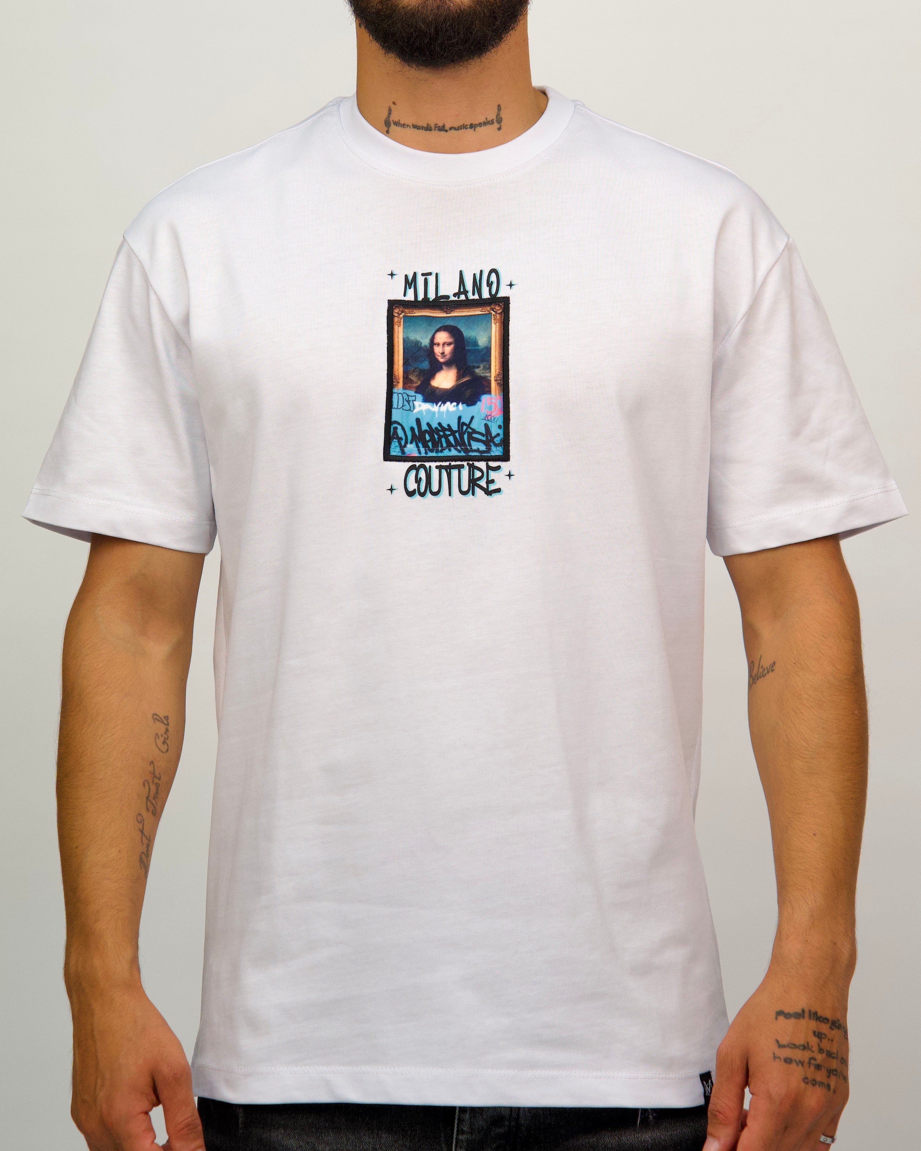 Premium Mona Lisa Diamante T-Shirt