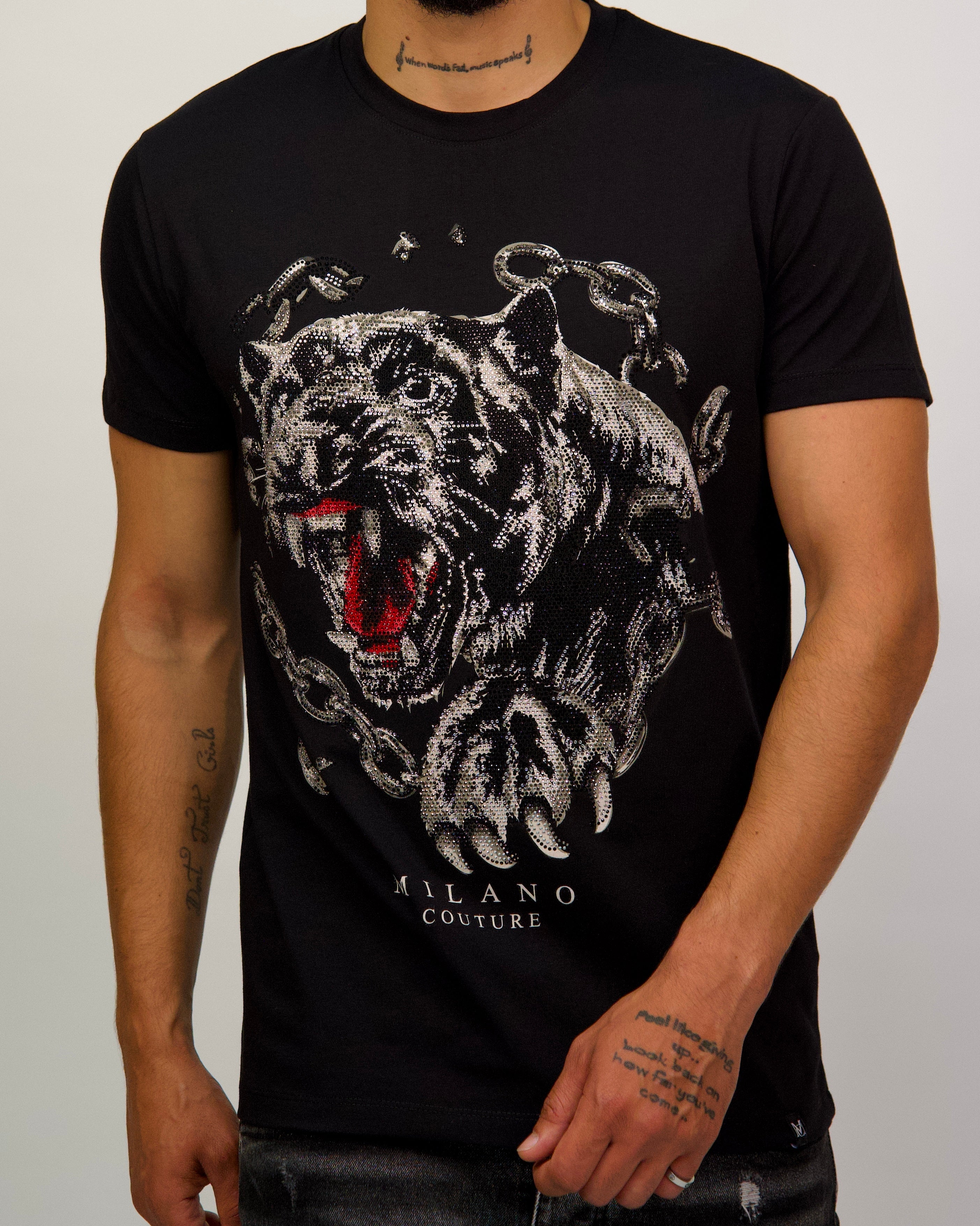 Panther Diamante T-Shirt