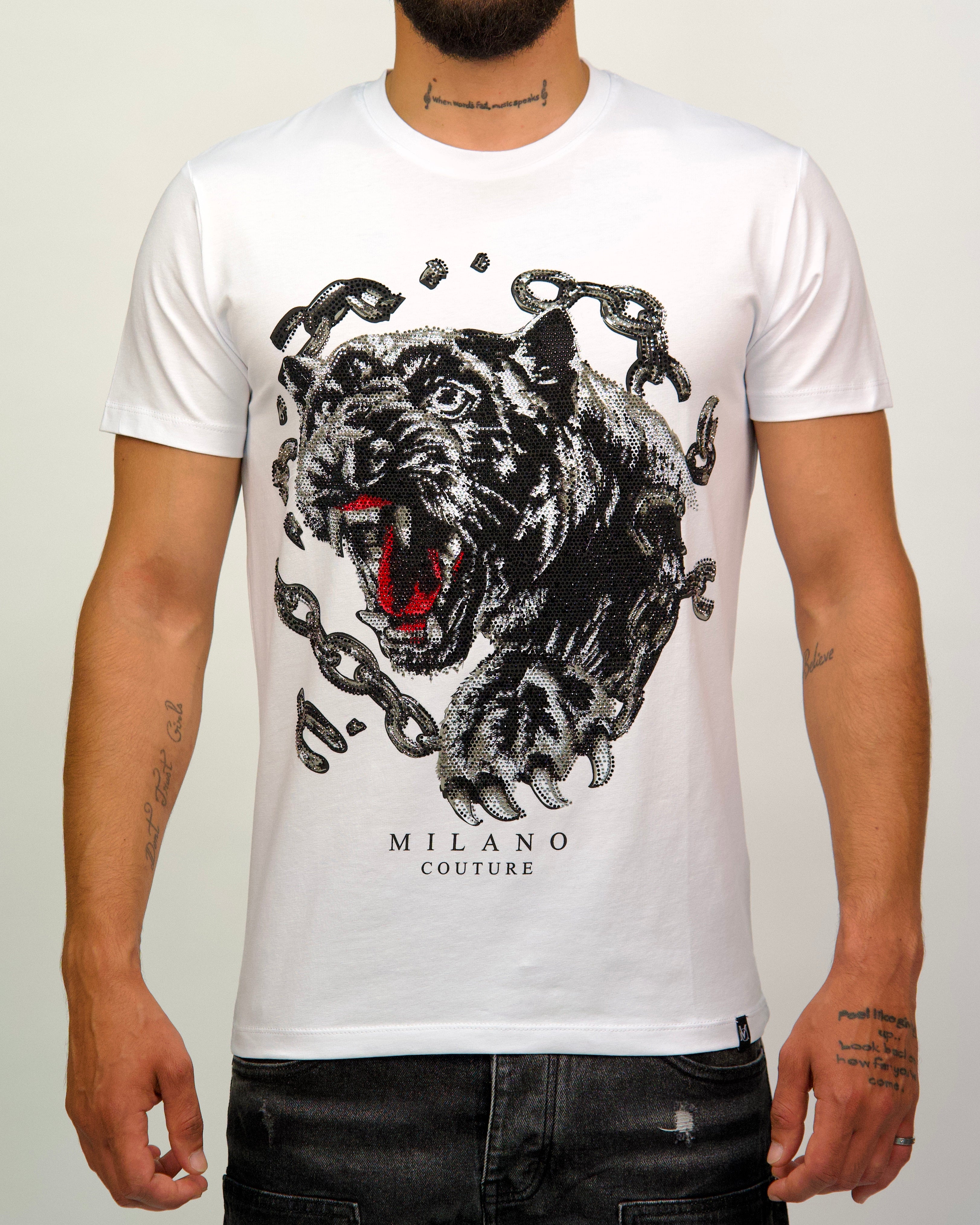 Panther Diamante T-Shirt