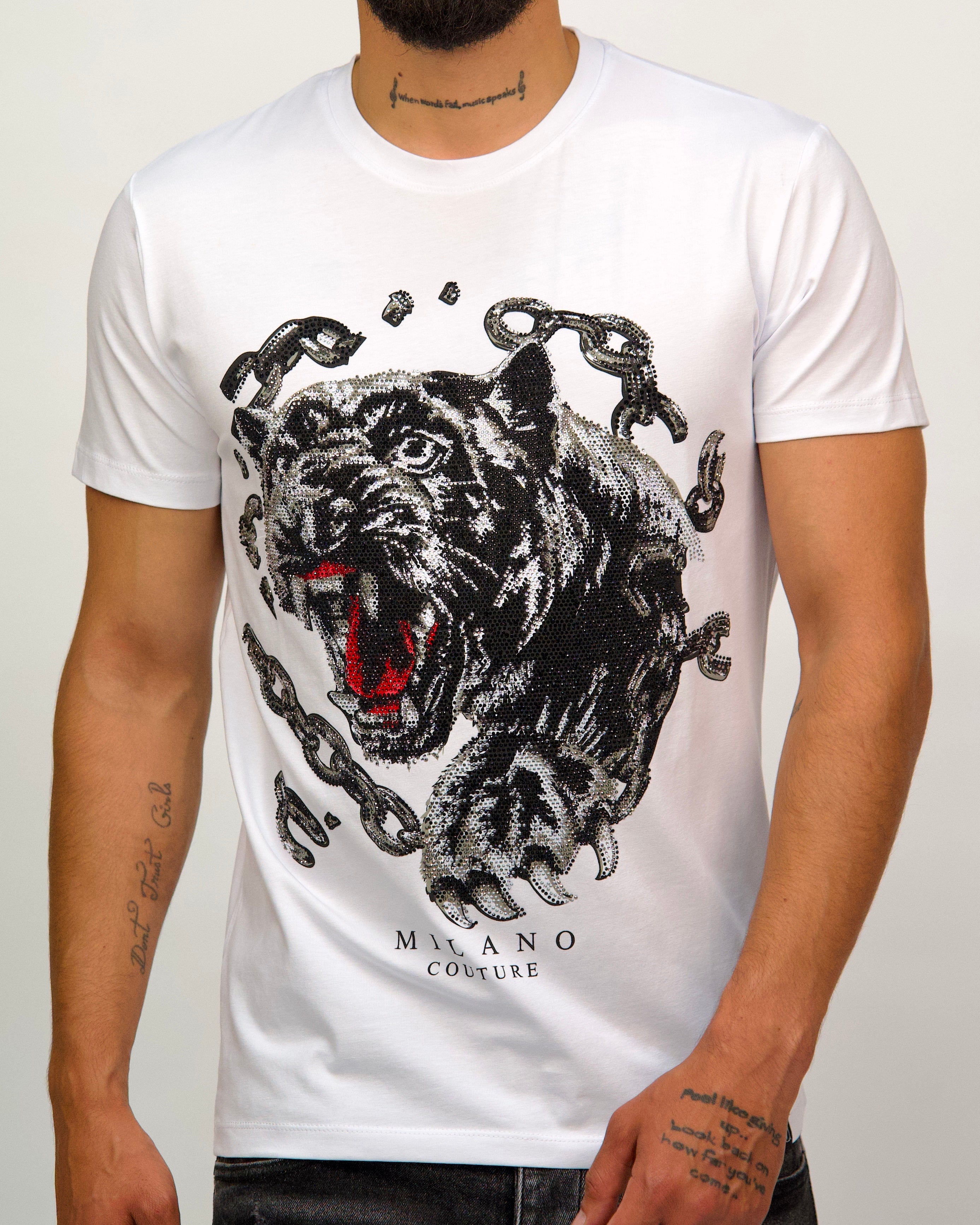 Panther Diamante T-Shirt