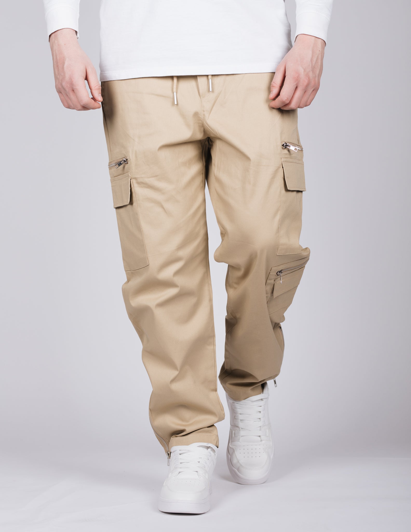 Jet Lag 007 Pantalón Cargo Vaqueros Hombre Beige 12455