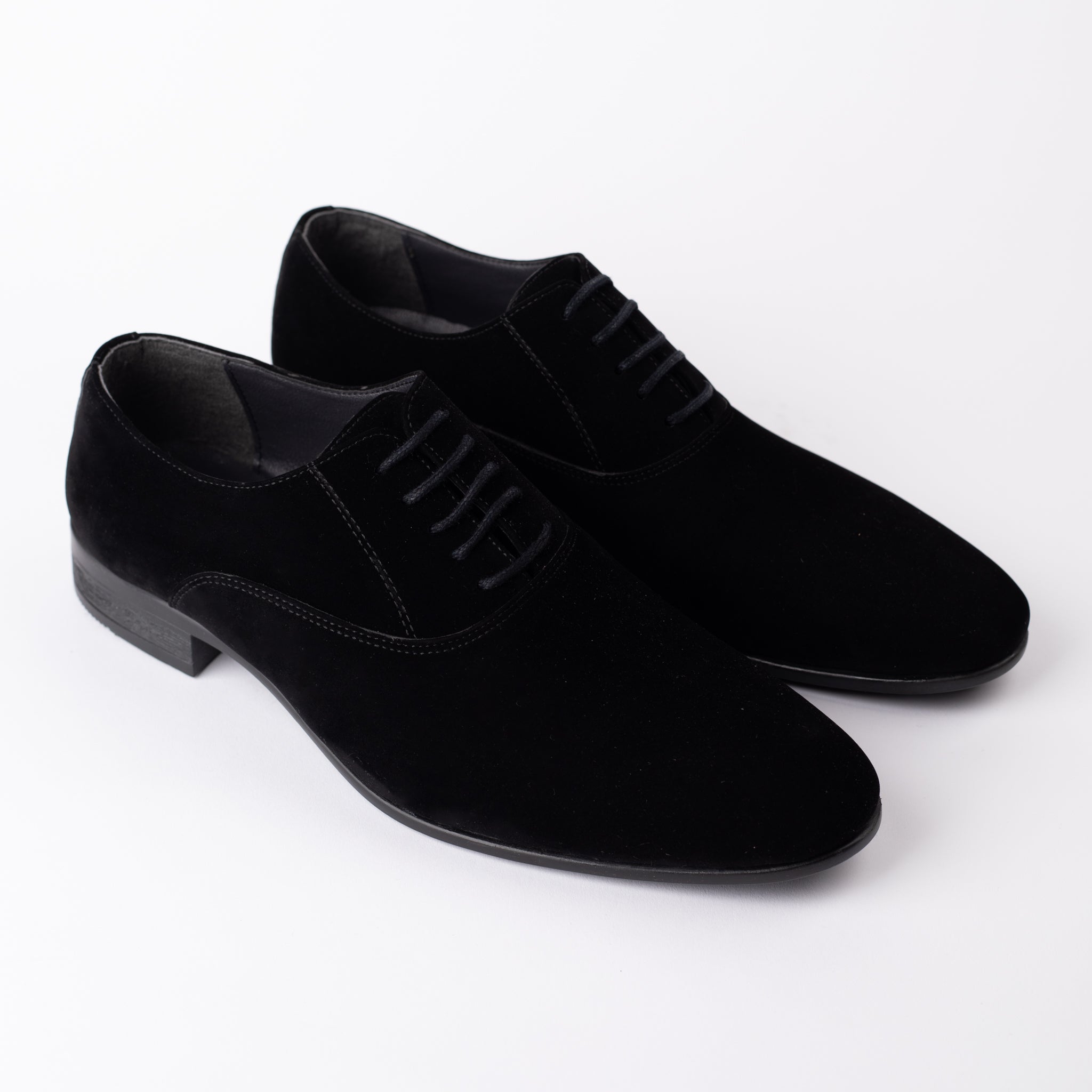 Black Suede Oxford Shoes Milano Couture Black Suede Oxford Shoes Milano Couture