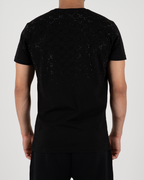 Rhinestone MC Pattern T-Shirt