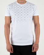 Rhinestone MC Pattern T-Shirt