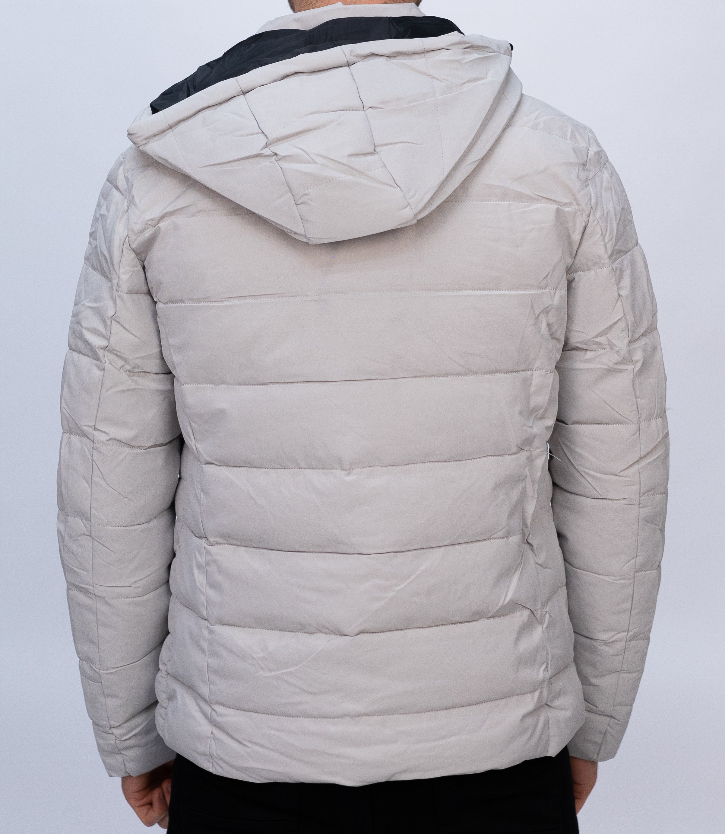 Stone Hooded Padded Jacket