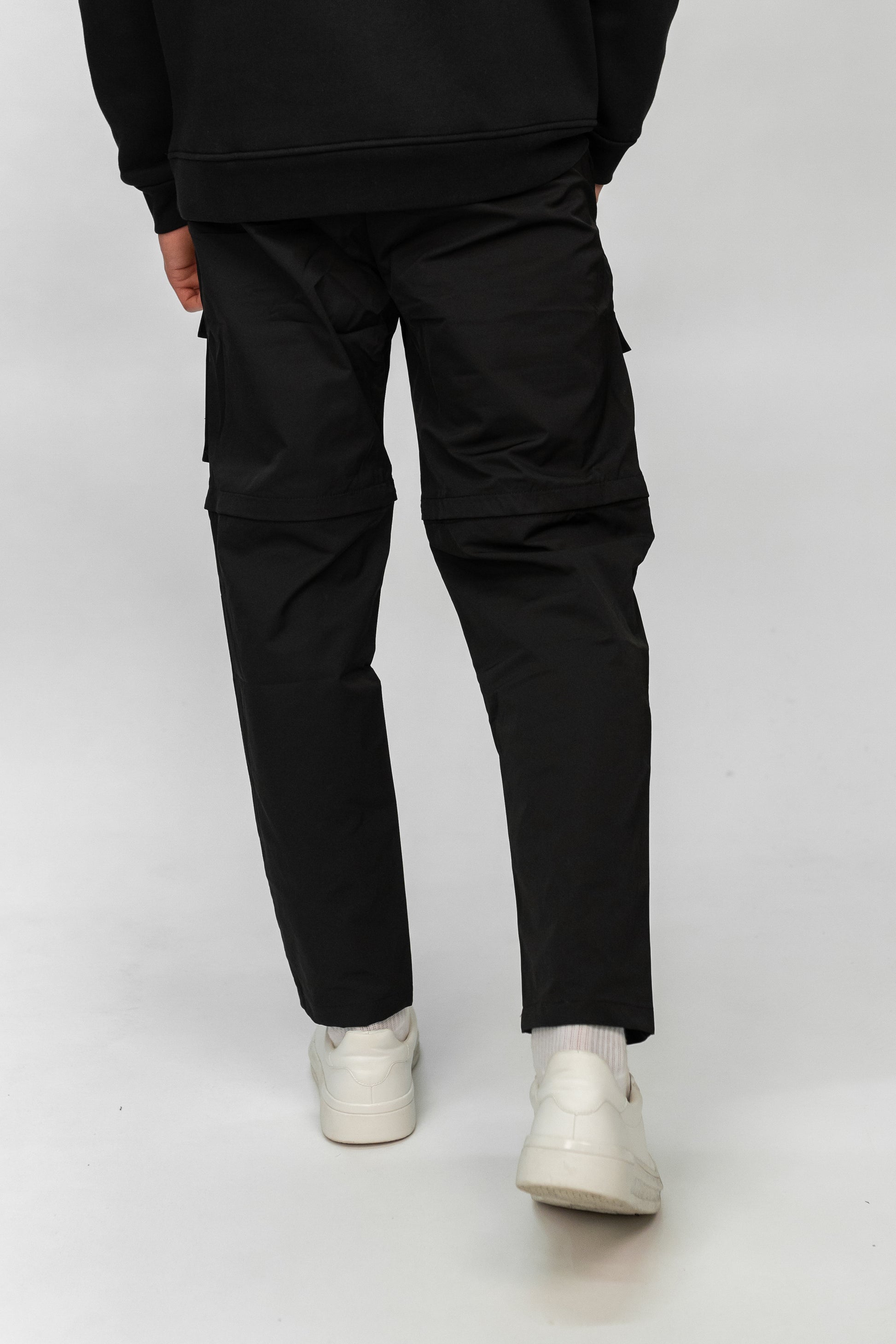 Black Front Facing Cargos