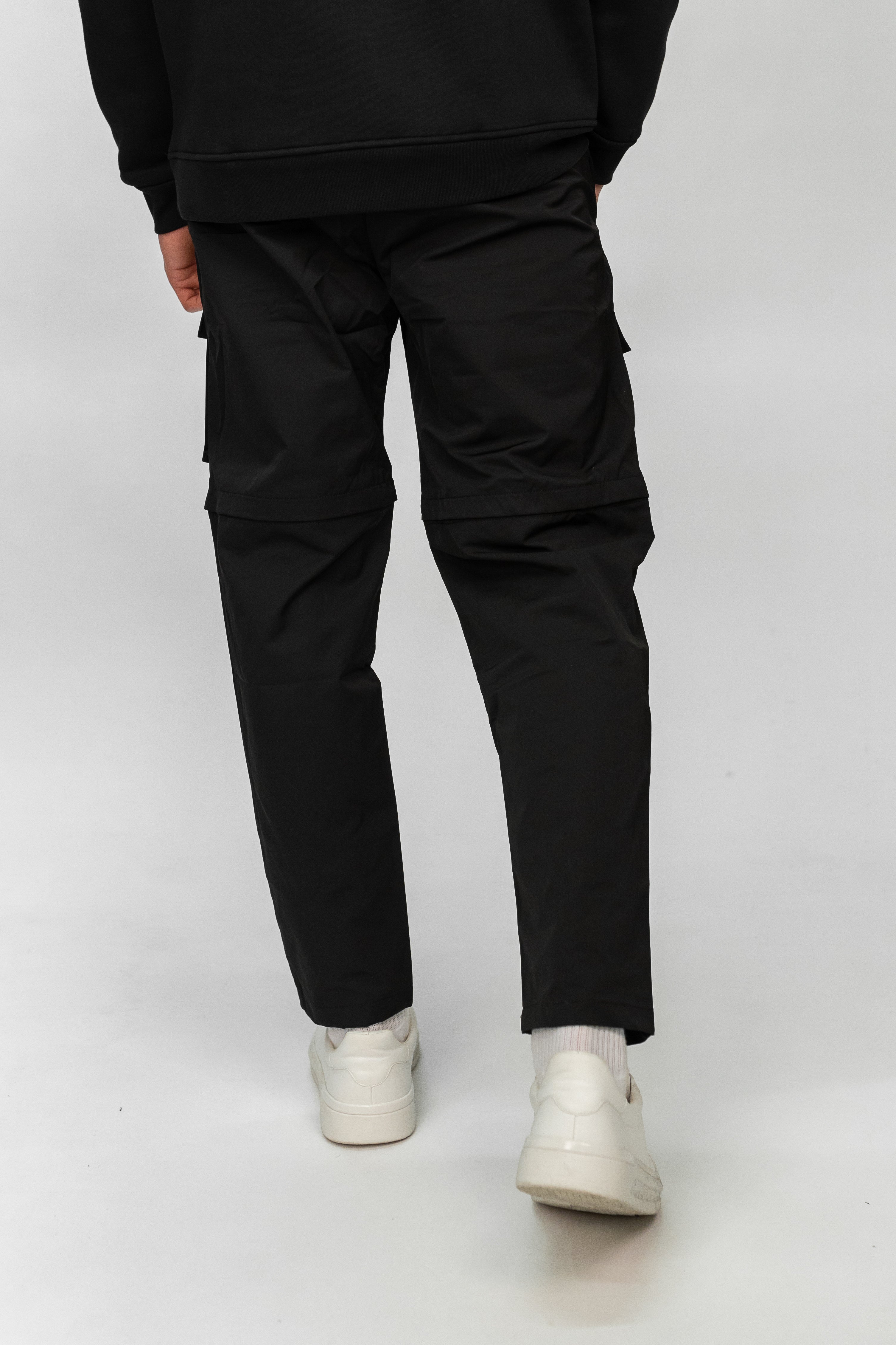 Black Front Facing Cargos