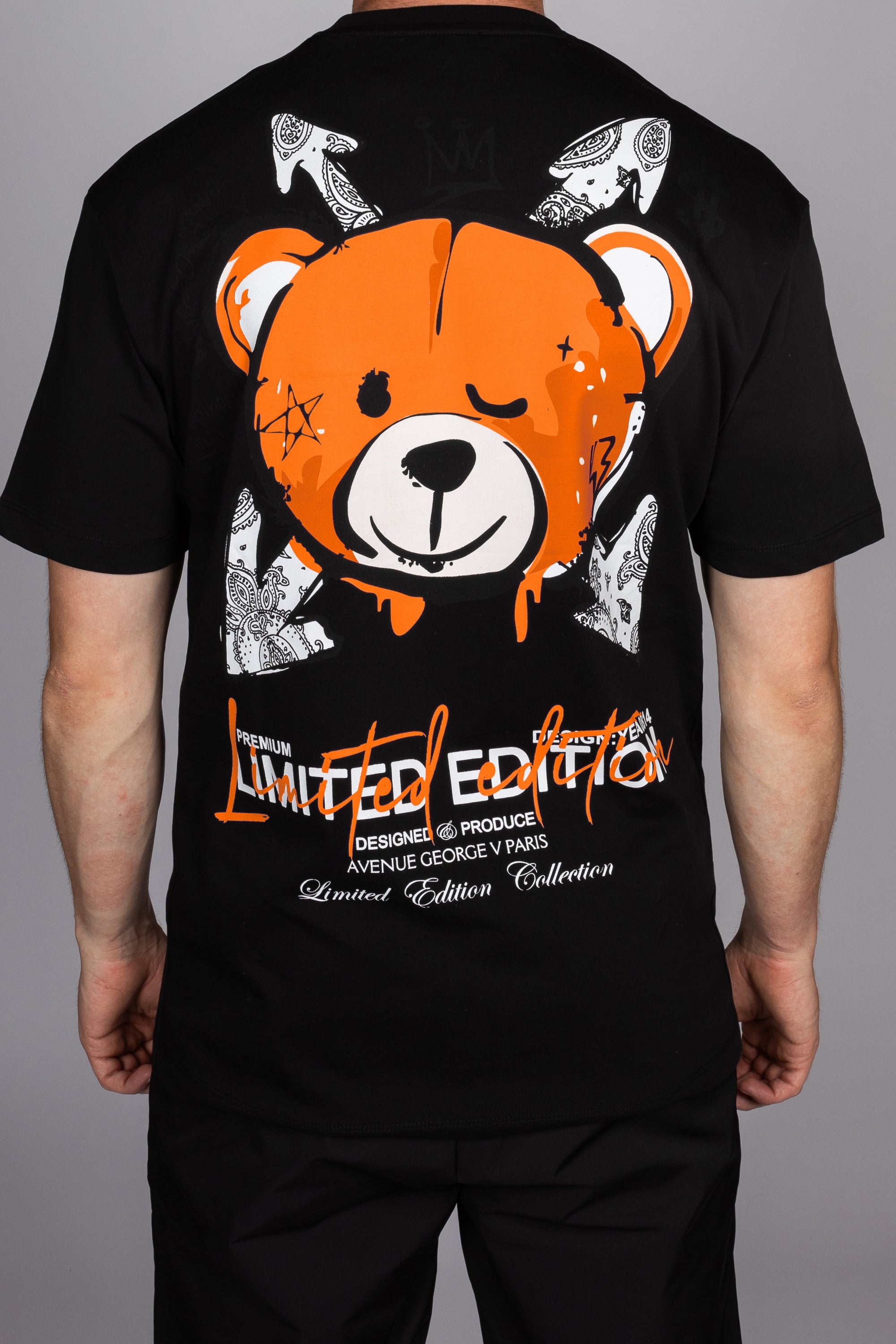 Limited Edition Orange Teddy Print T-Shirt