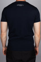 George V Diamante Multicolour Smiley Skull T-Shirt