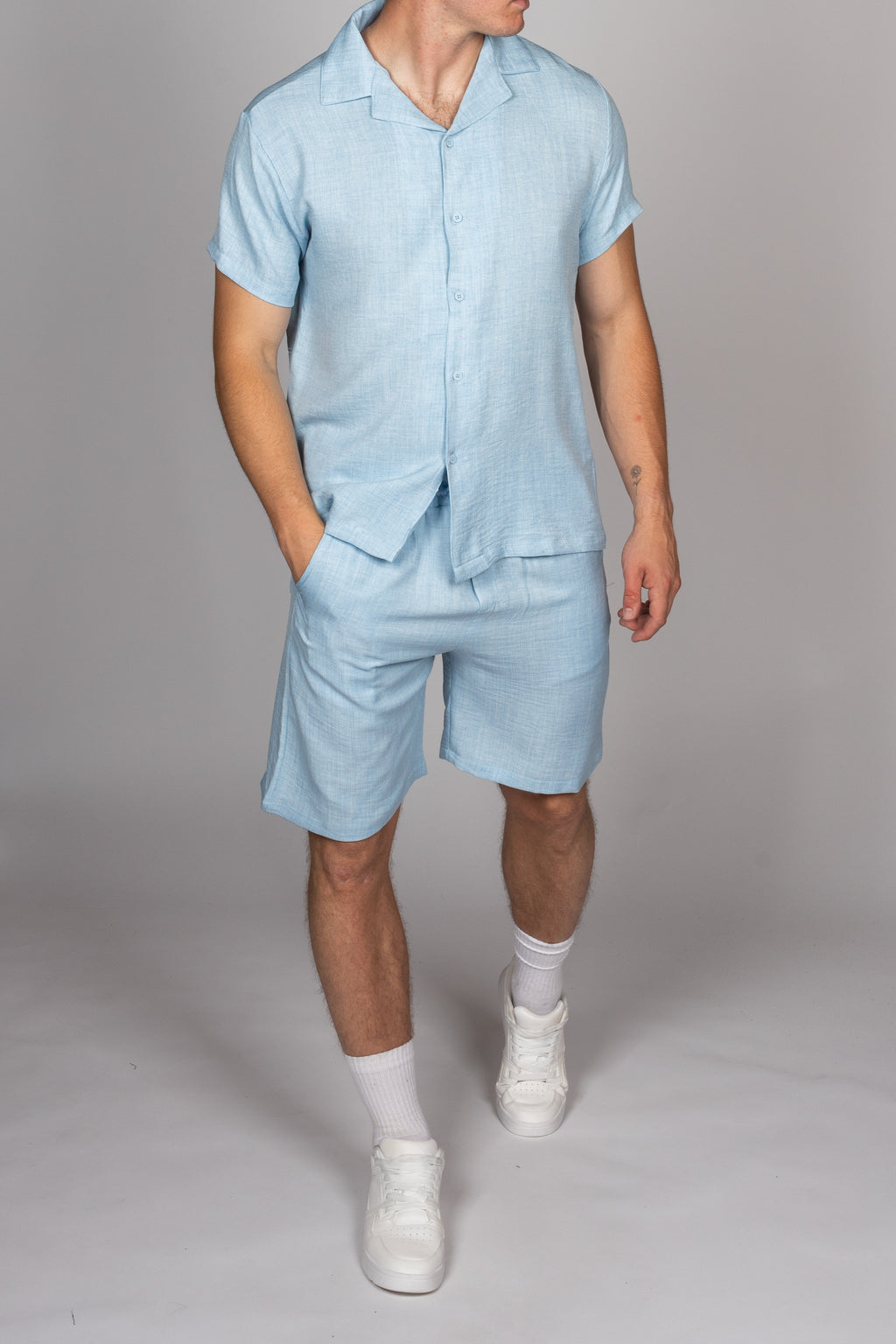 Camp Collar Shirt & Short Set