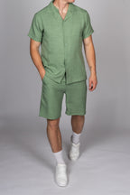 Camp Collar Shirt & Short Set