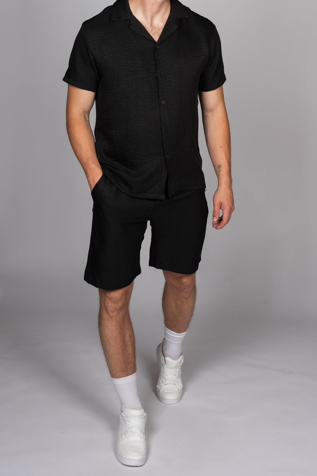 Camp Collar Shirt & Short Set