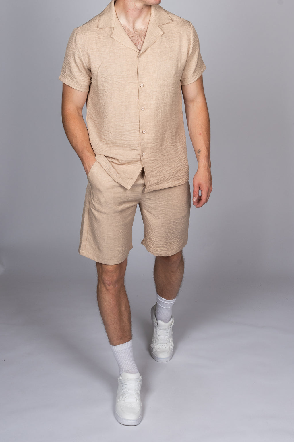 Camp Collar Shirt & Short Set