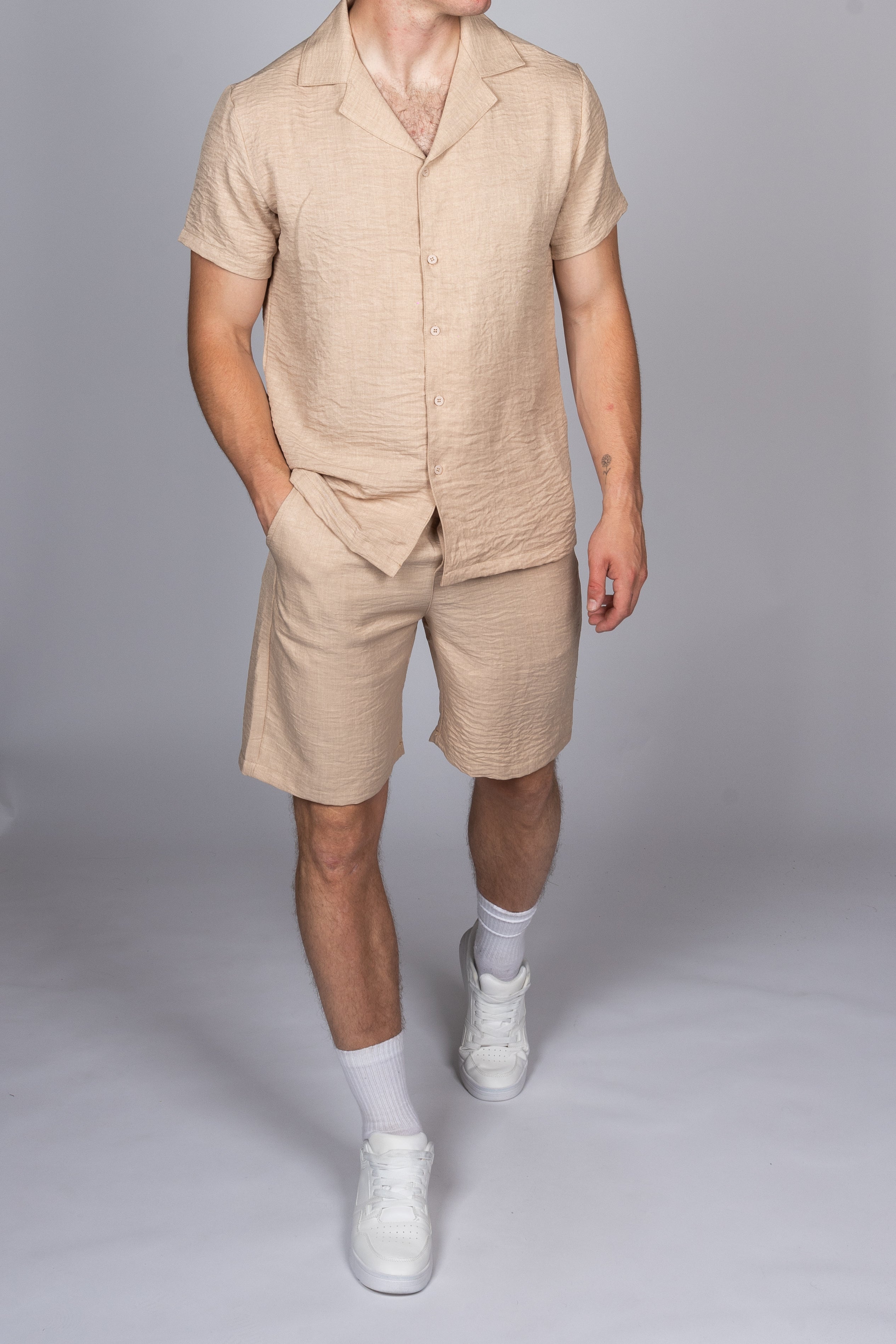 Camp Collar Shirt & Short Set