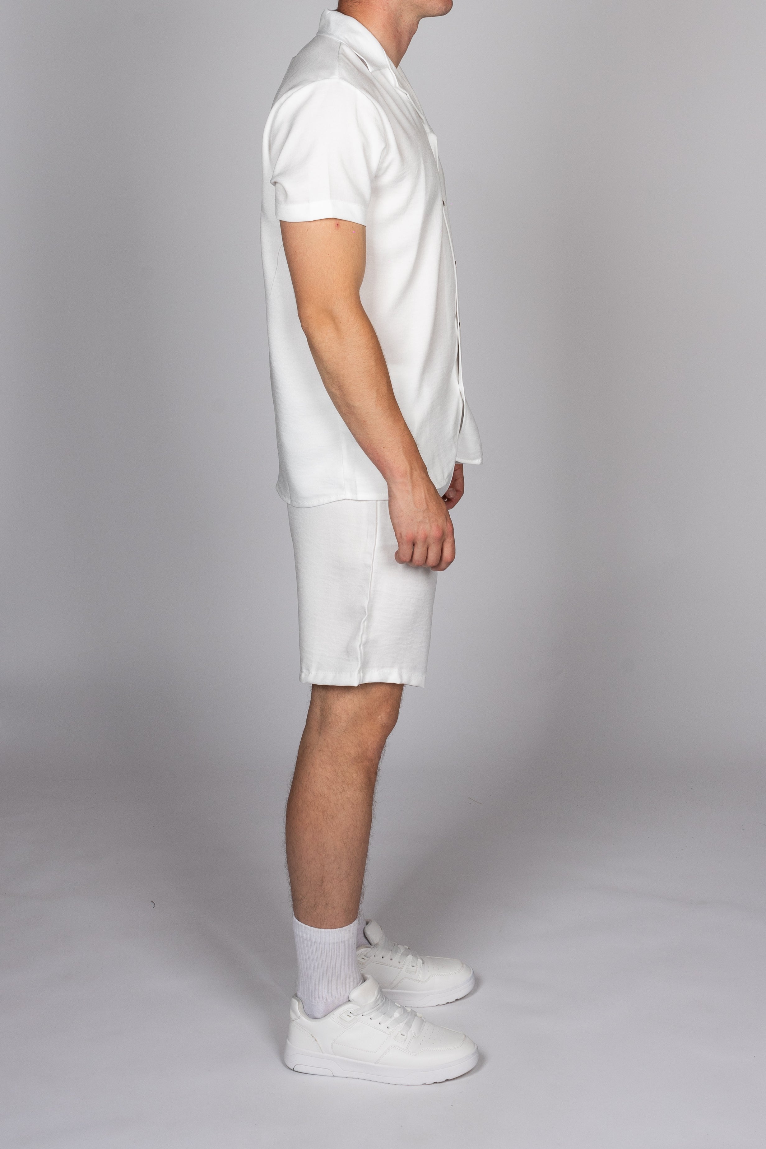 Short Sleeve Camp Collar Shirt