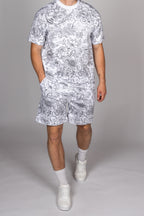 Floral Print T-Shirt & Short Set