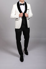 Milano White Velvet Shawl Lapel Tux