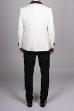 Milano White Velvet Shawl Lapel Tux