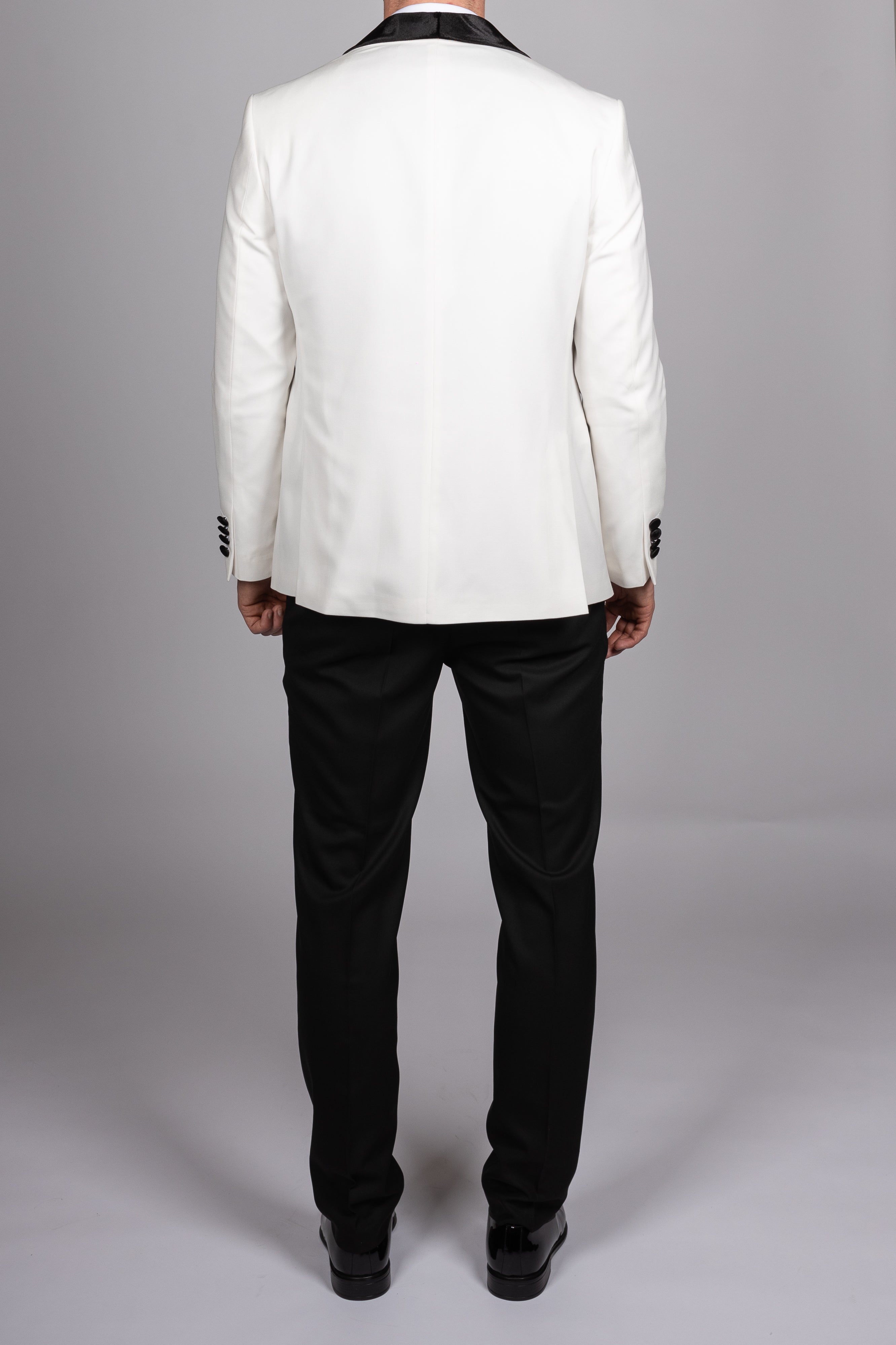Milano White Velvet Shawl Lapel Tux