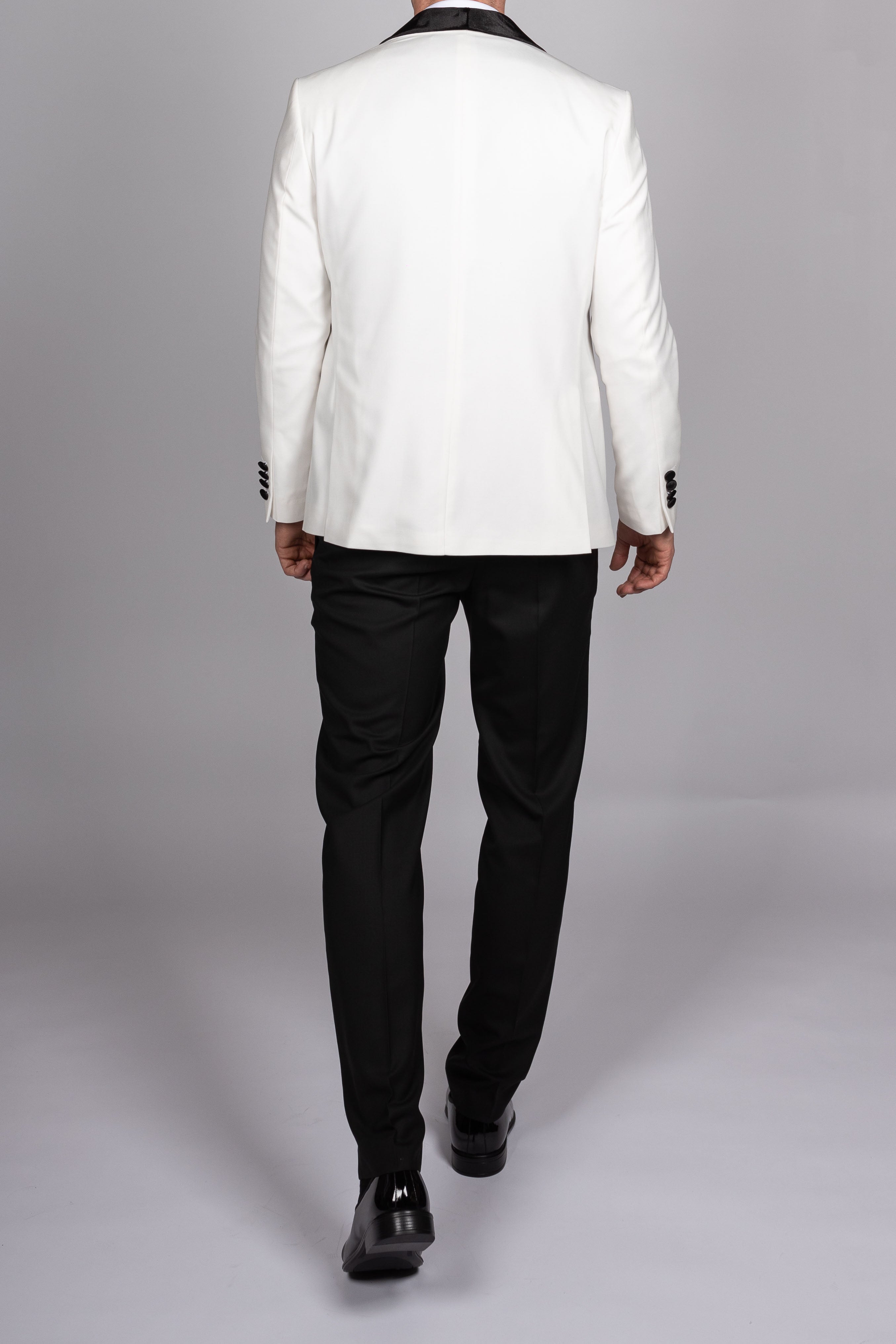 Milano White Velvet Shawl Lapel Tux