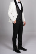Milano White Velvet Shawl Lapel Tux