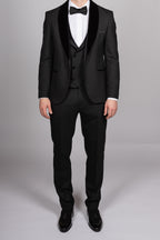 Milano Black Velvet Shawl Lapel Tux