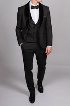 Milano Black Velvet Shawl Lapel Tux