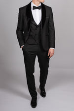 Milano Black Velvet Shawl Lapel Tux