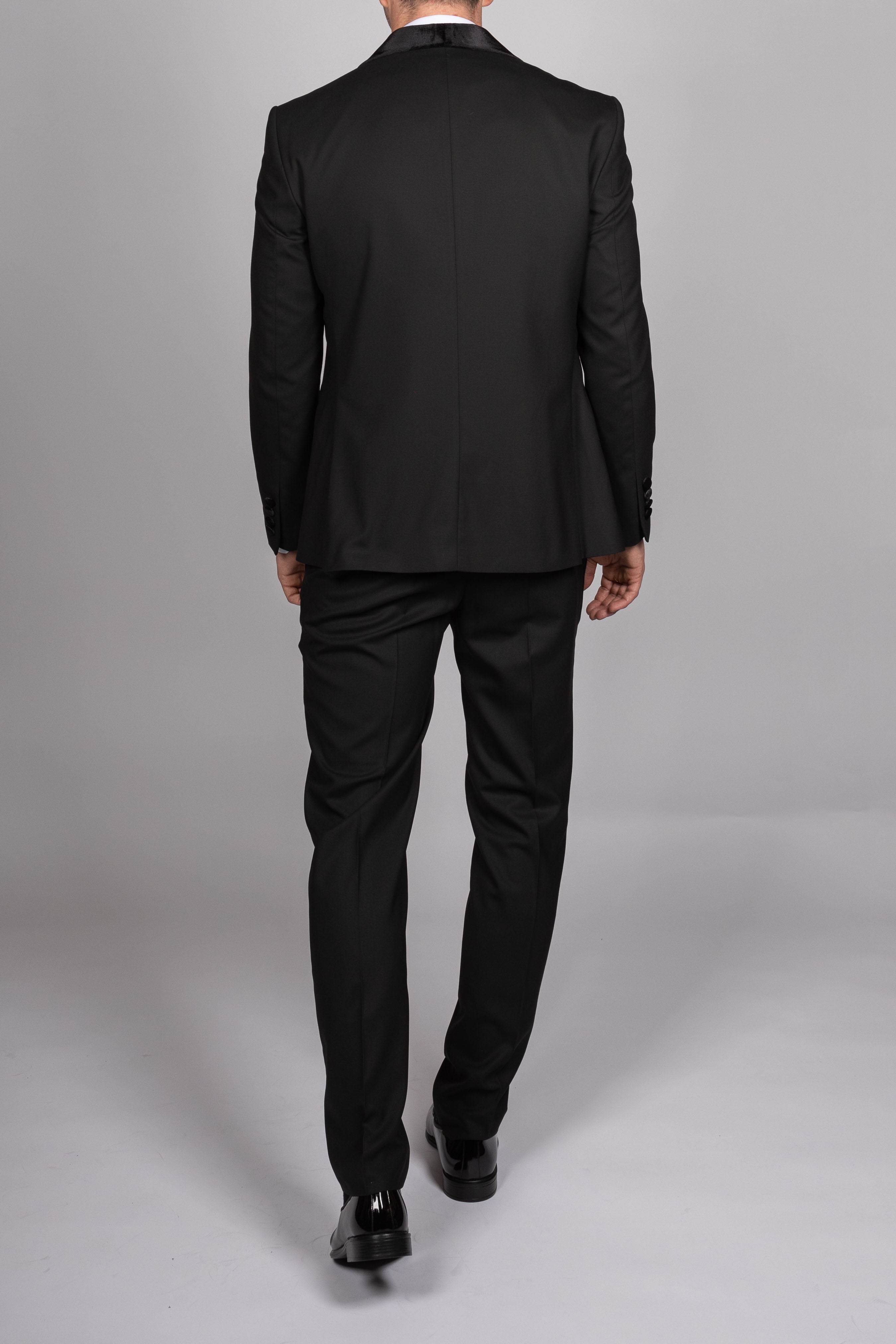 Milano Black Velvet Shawl Lapel Tux