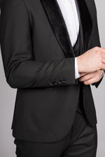 Milano Black Velvet Shawl Lapel Tux