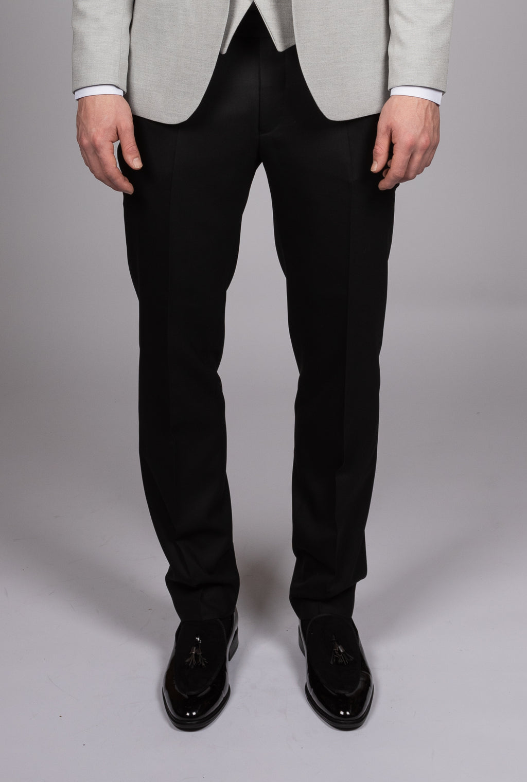 Light Grey Peak Lapel Tux