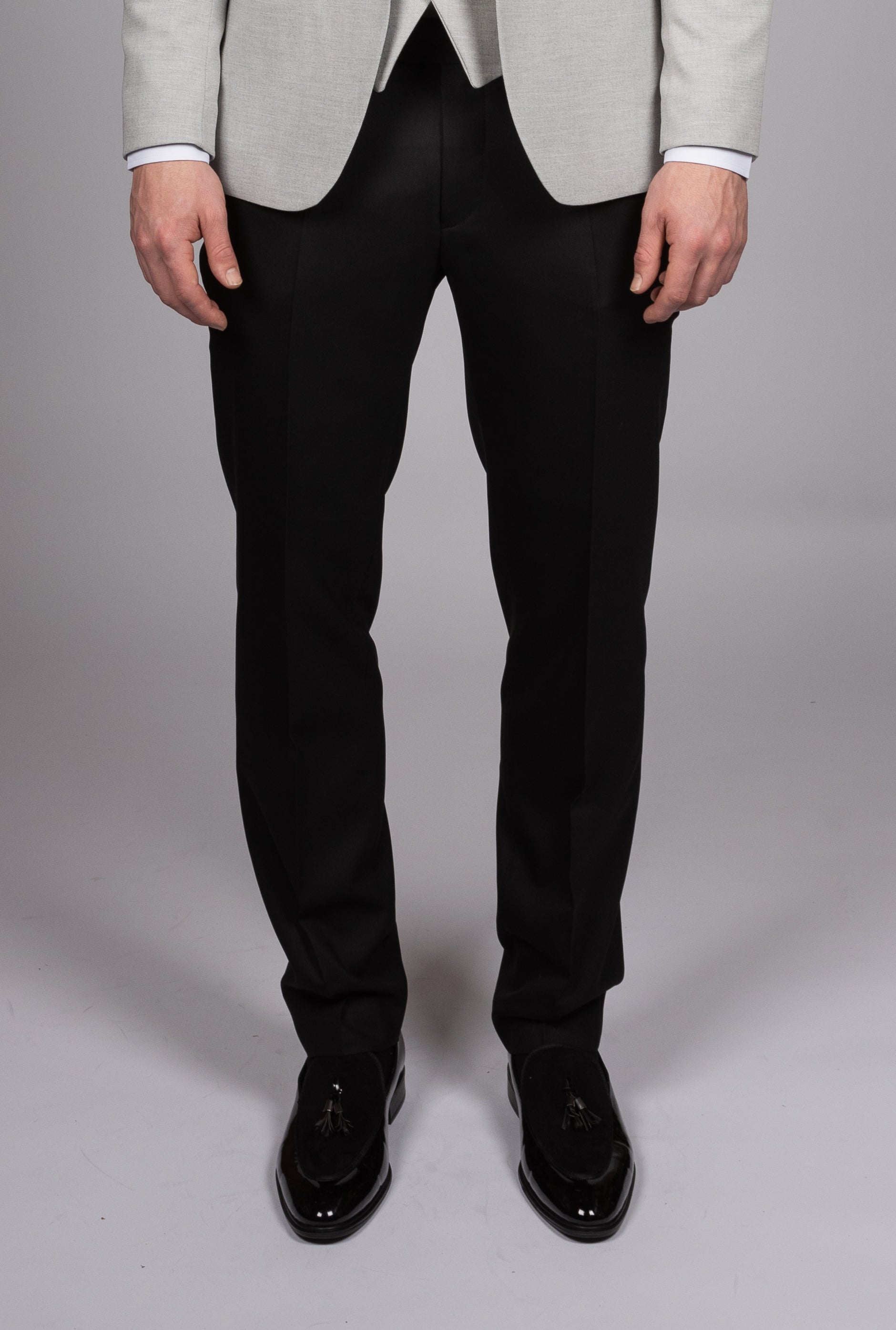 Light Grey Peak Lapel Tux