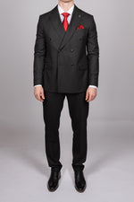 Black Double Breasted Suit