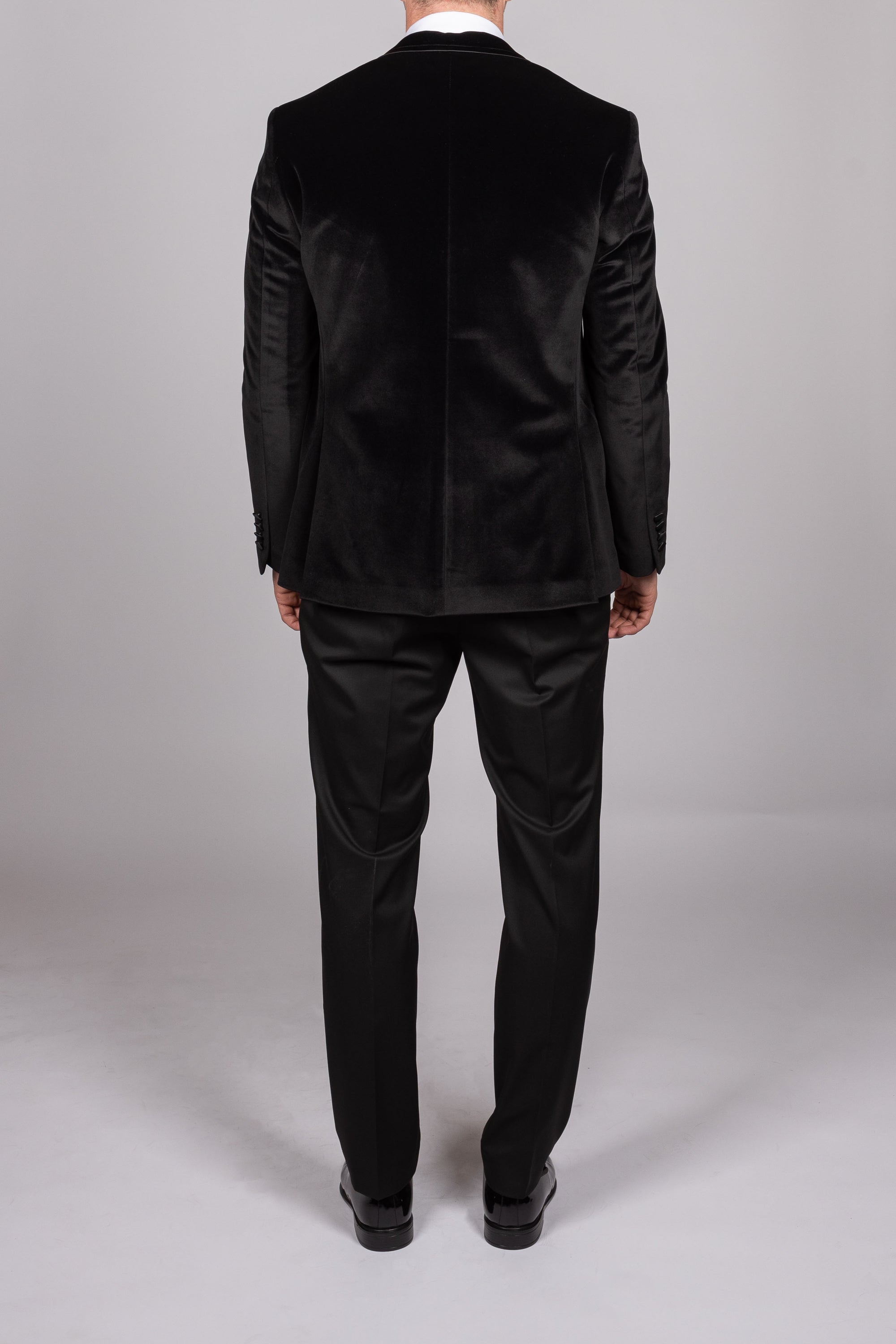 Black Velvet Tux Three Piece Suit