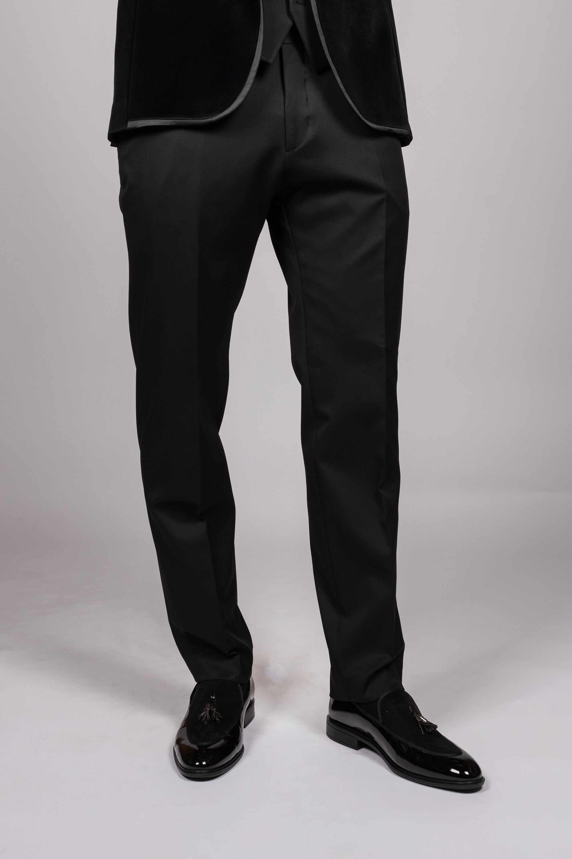 Black Velvet Tux Three Piece Suit