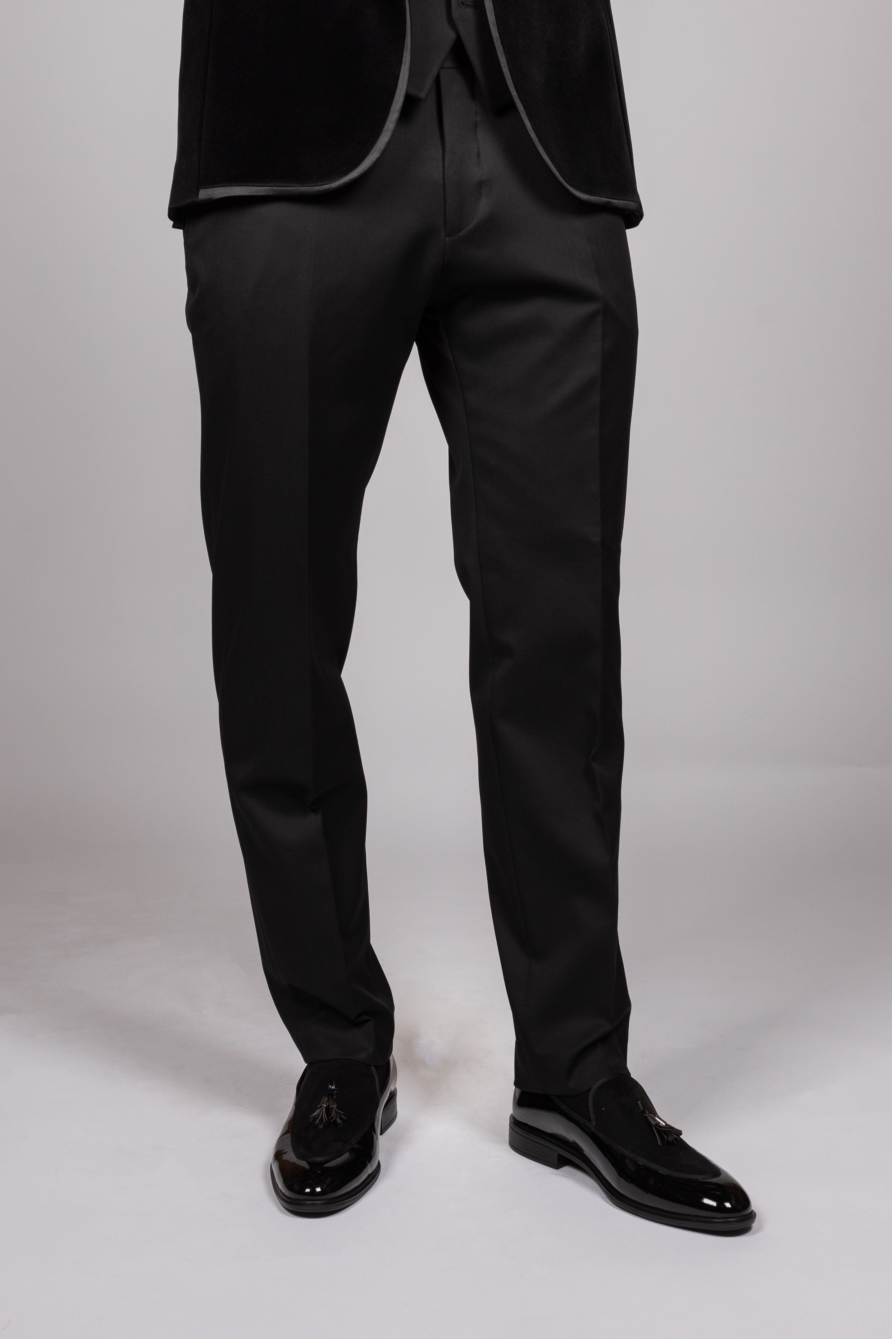 Black Velvet Tux Three Piece Suit