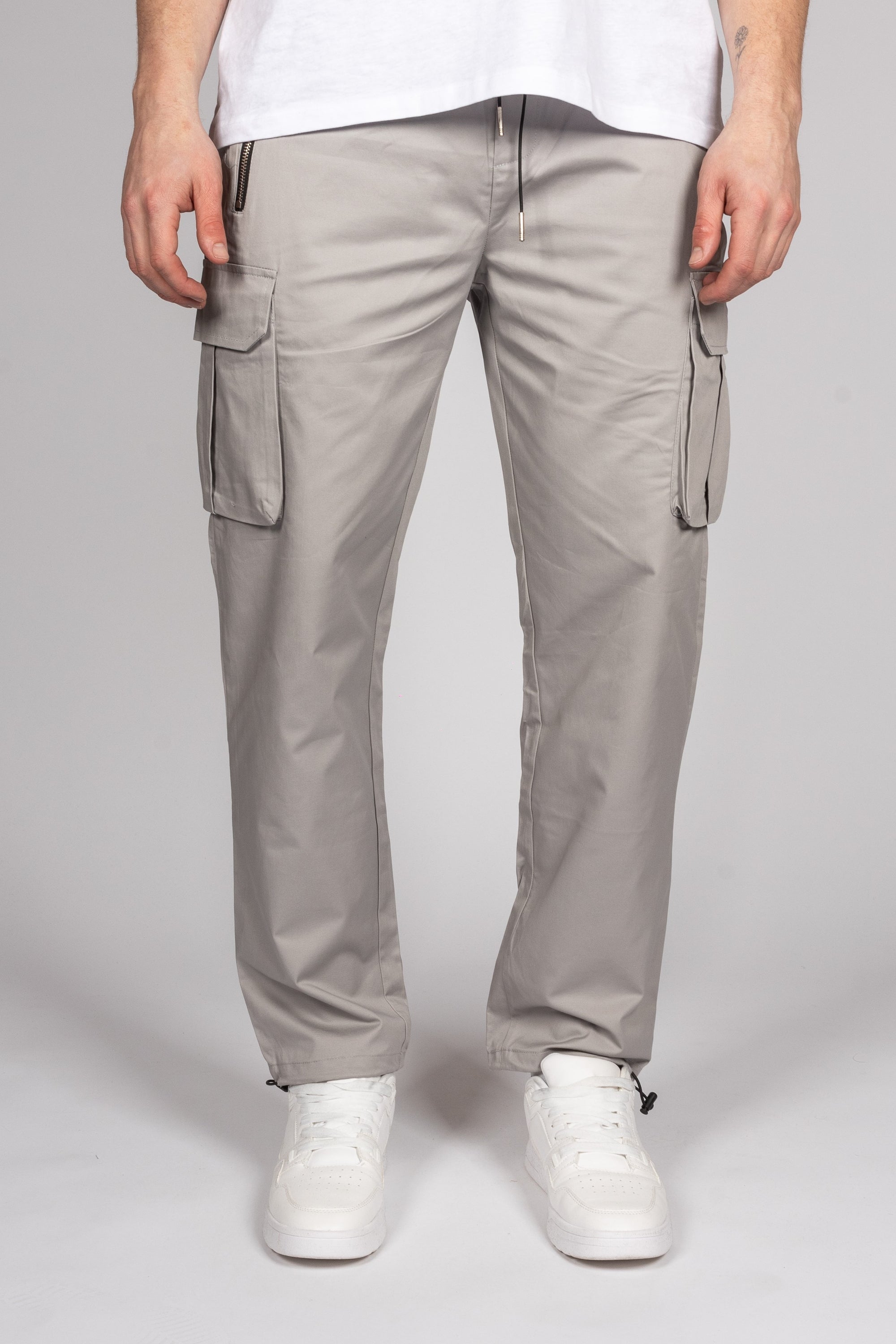 Straight Fit Casual Drawstring Cargos