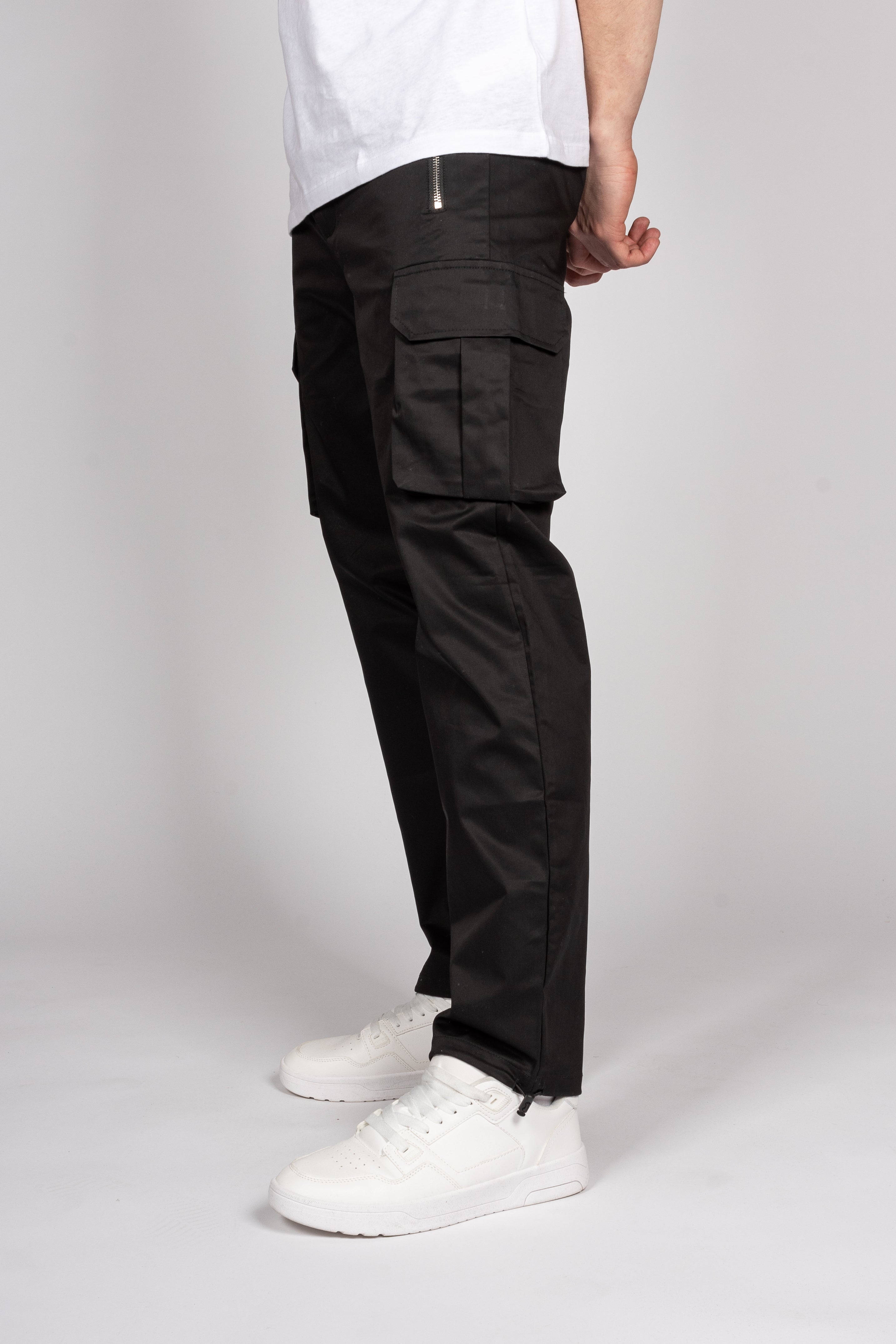 Straight Fit Casual Drawstring Cargos