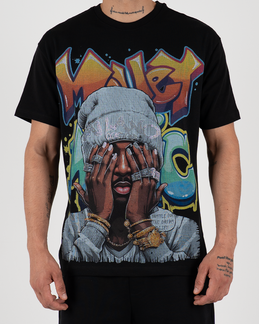 MC Street Art Graphic T-Shirt