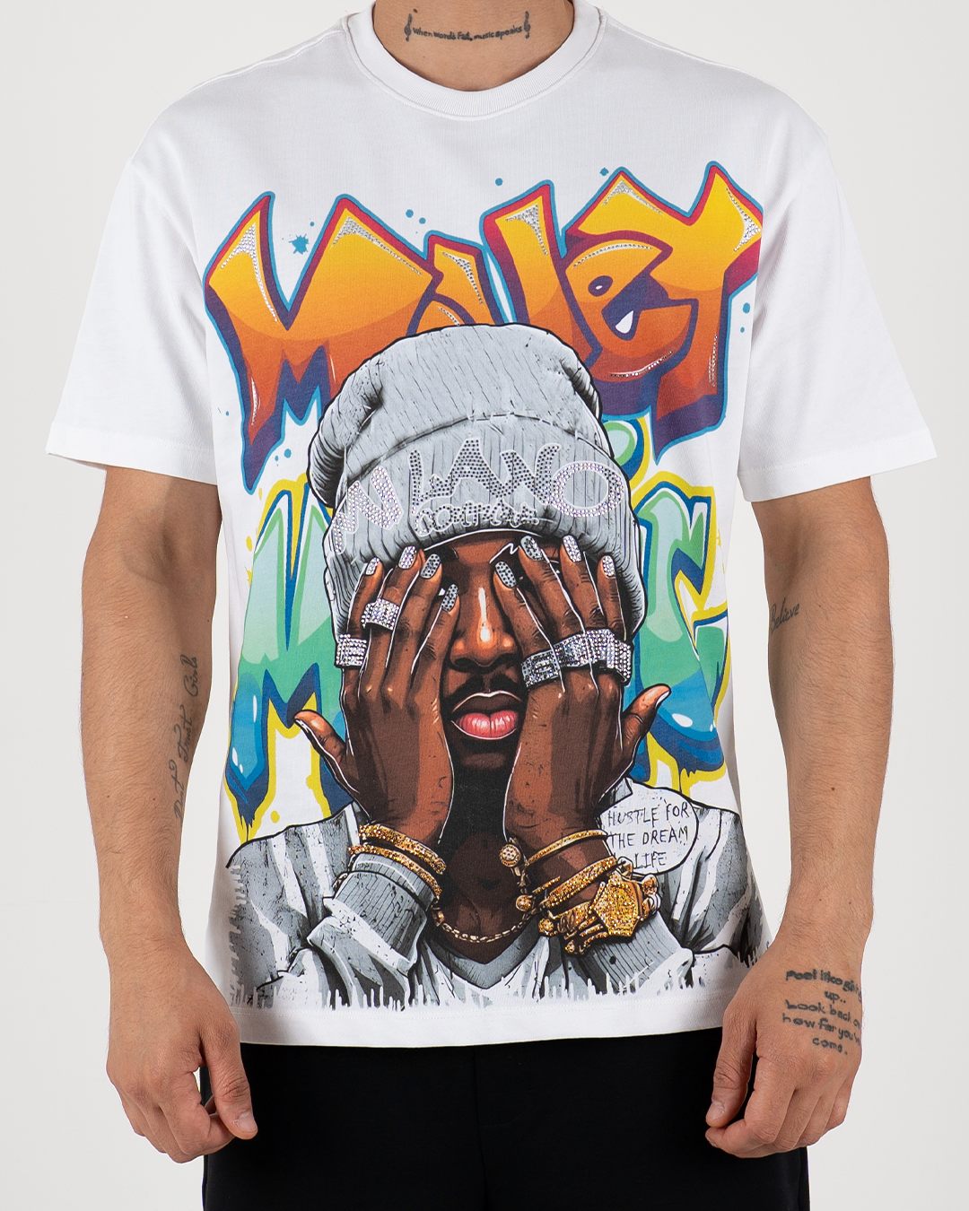 MC Street Art Graphic T-Shirt