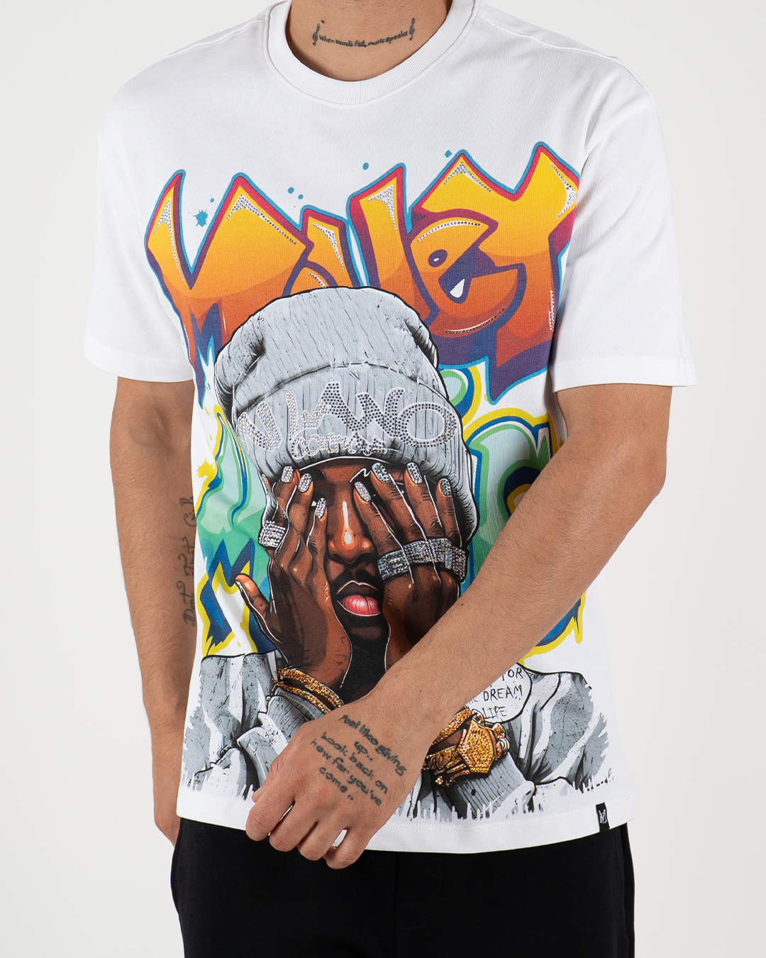 MC Street Art Graphic T-Shirt