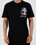 MC Rhinestone Cross Graphic T-Shirt