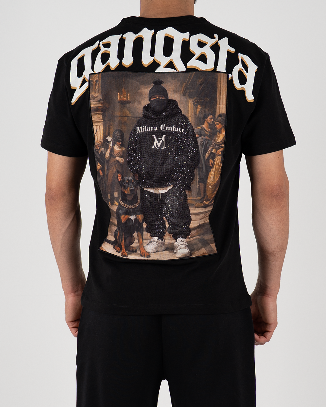 MC Gangsta Graphic Oversized T-Shirt