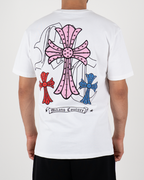 MC Rhinestone Cross Graphic T-Shirt