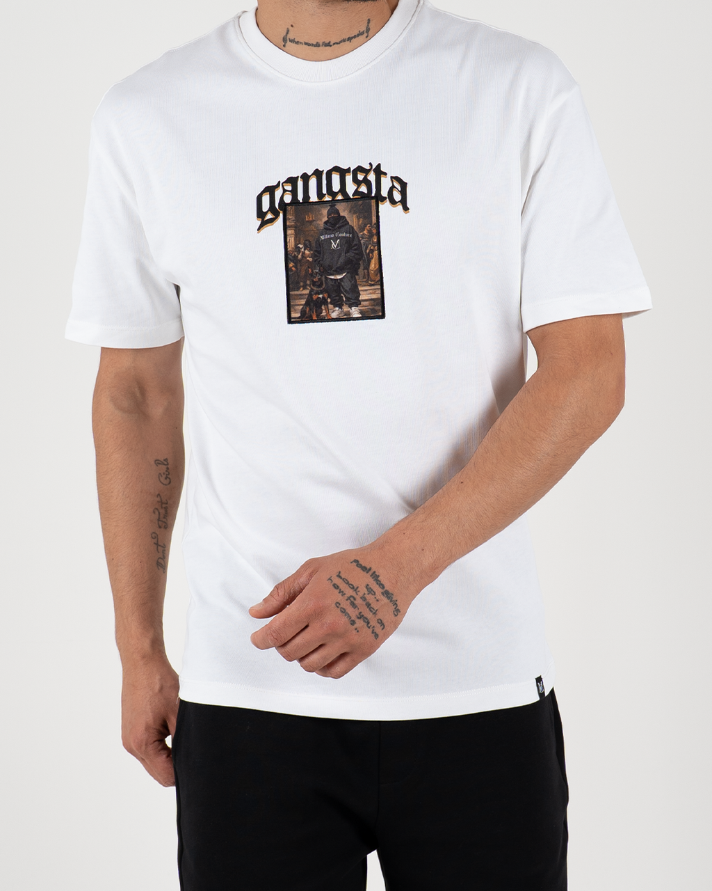 MC Gangsta Graphic Oversized T-Shirt