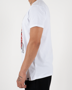 MC Rhinestone Red Teddy Bear Graphic T-Shirt