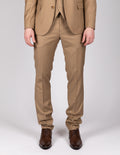 Milano Classic Beige Suit Trousers